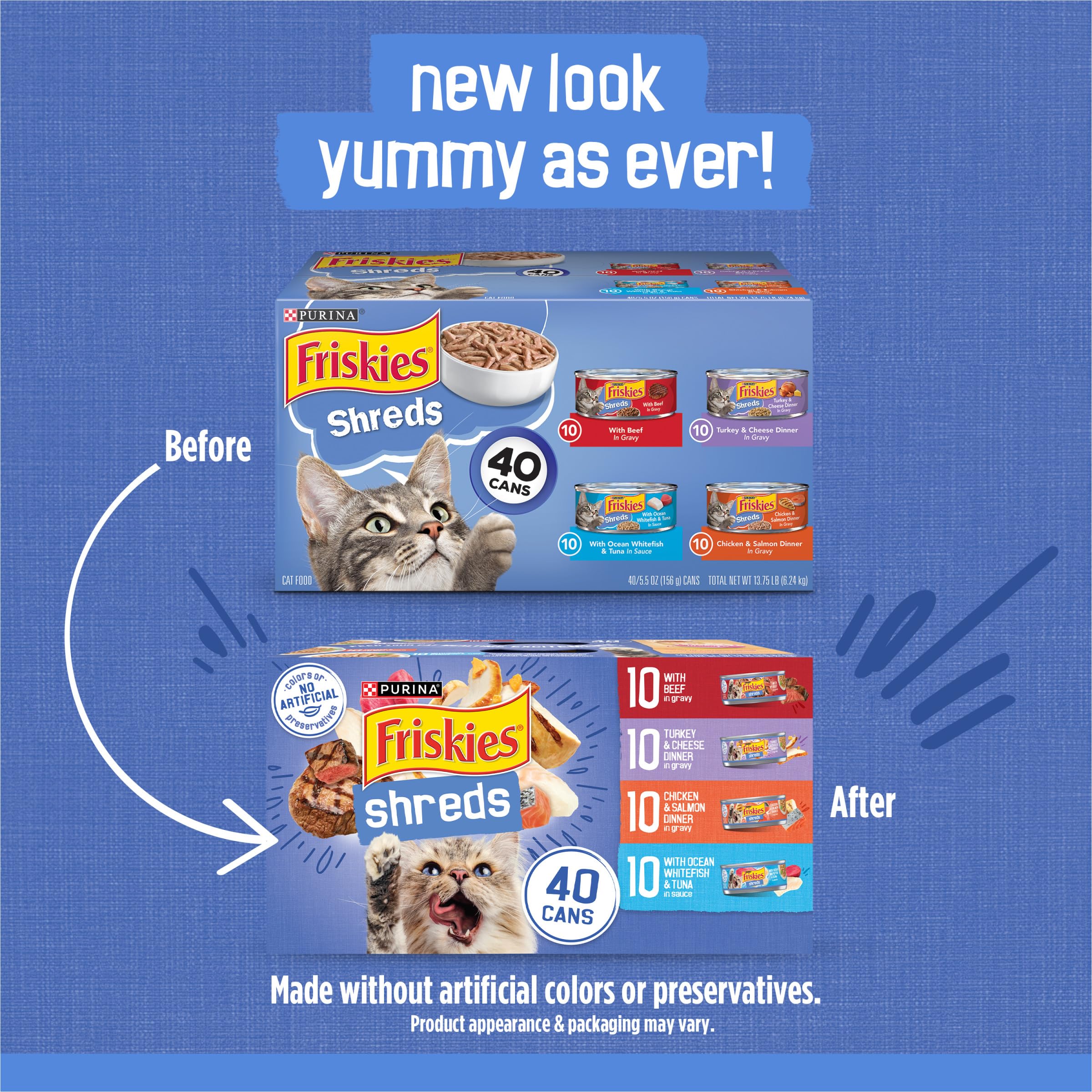 Friskies turkey and cheese dinner in gravy delivers savory flavor.
