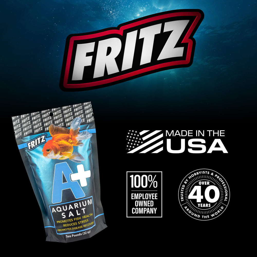Fritz A+ freshwater fish swimming after salt addition