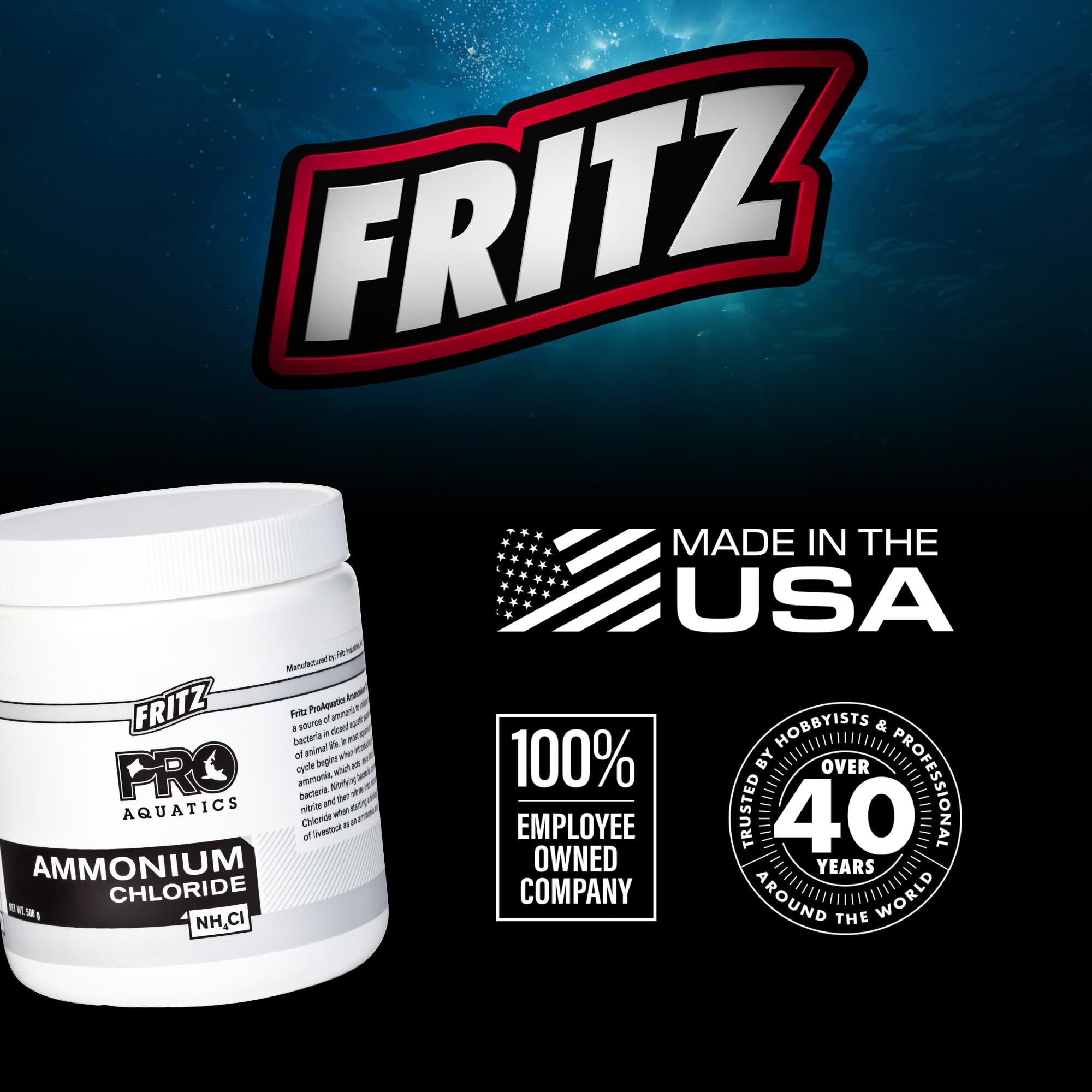 Compact 500 g pack suitable for hobbyists and aquarists.