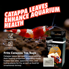 Fritz Aquatics Catappa tea leaf color enhancement in aquarium