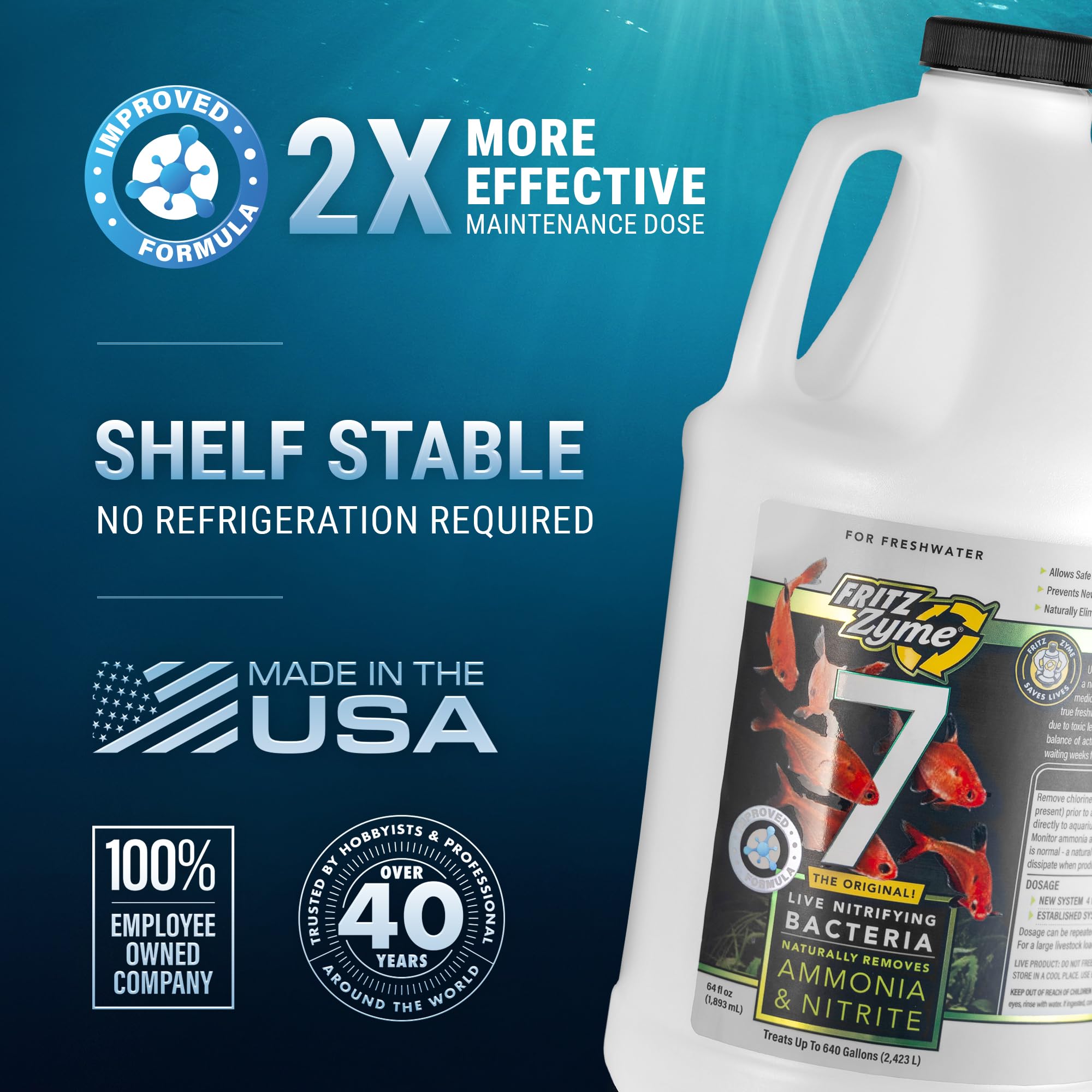 FritzZyme 7 aquarium health visual highlighting ongoing stability and vitality.