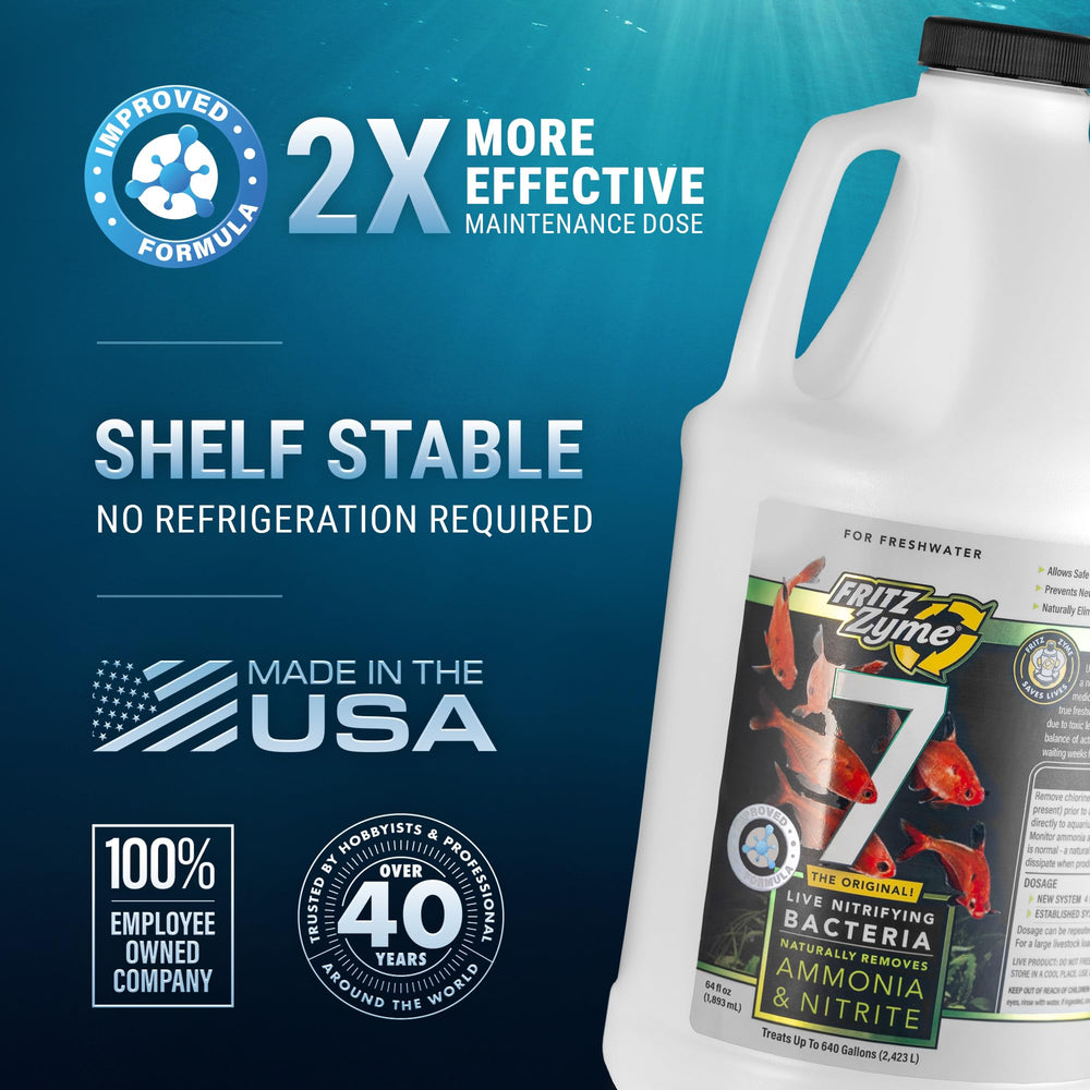FritzZyme 7 aquarium health visual highlighting ongoing stability and vitality.