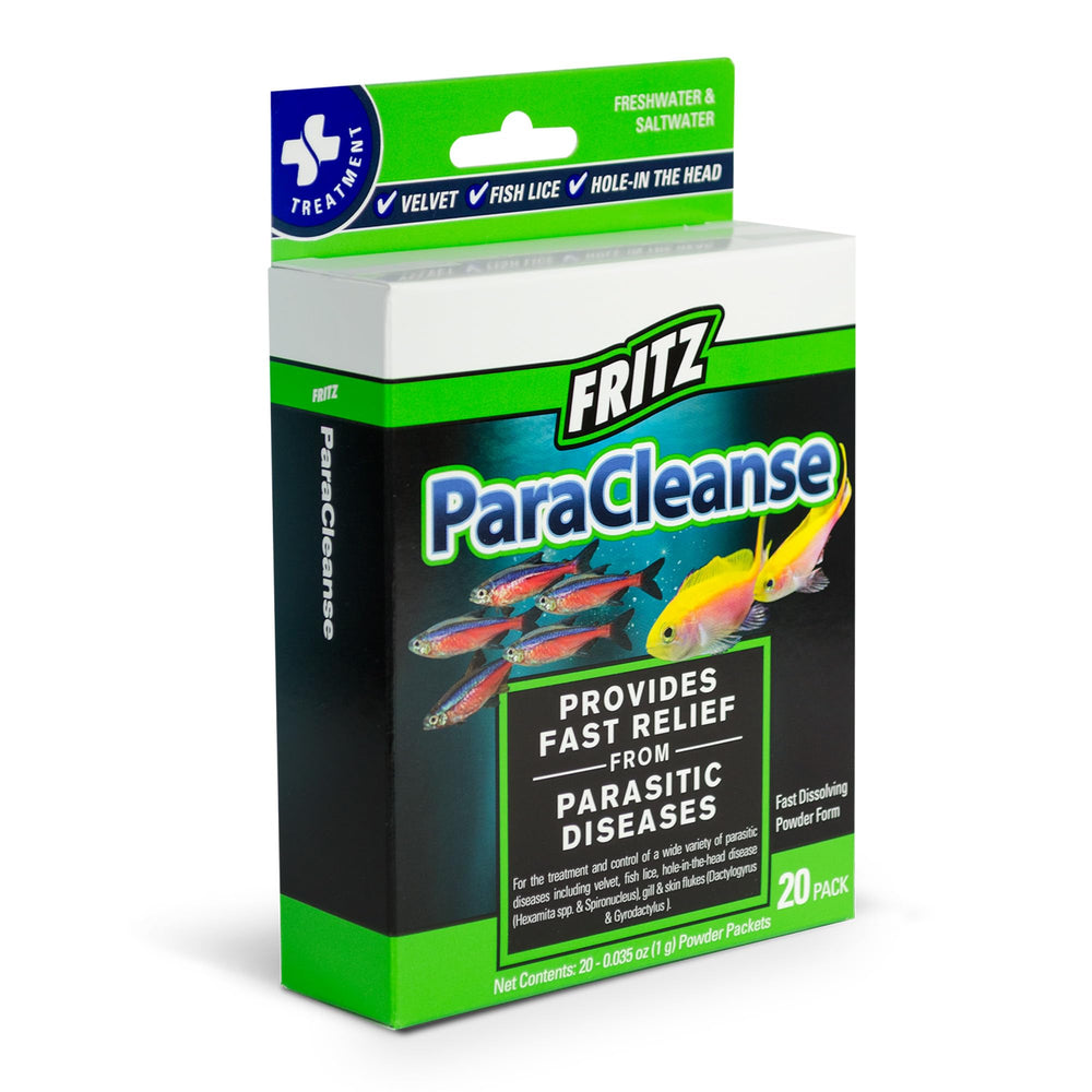 Fritz ParaCleanse bottle with dosing cap for precise parasite treatment.