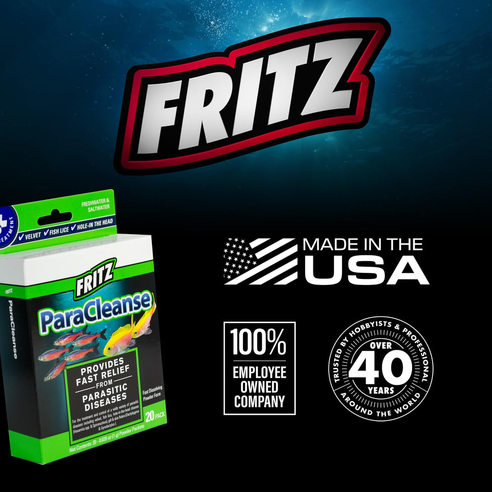 Fritz ParaCleanse packaging shows clear dosing directions.