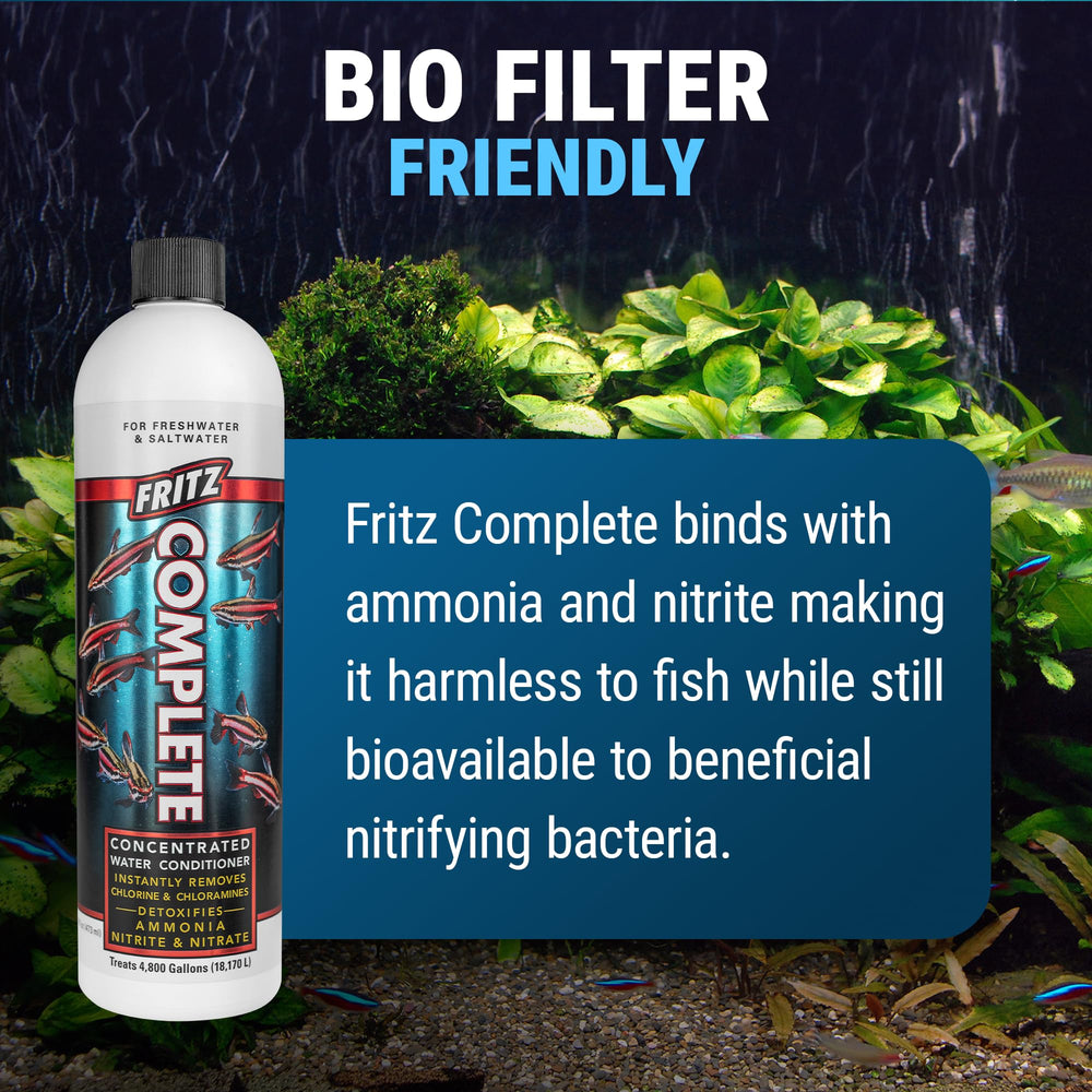 Reef and planted tank with Fritz Complete for safe water.