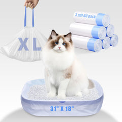Frnoip 3mil thick liner close-up showing rugged durability for clawing cats.