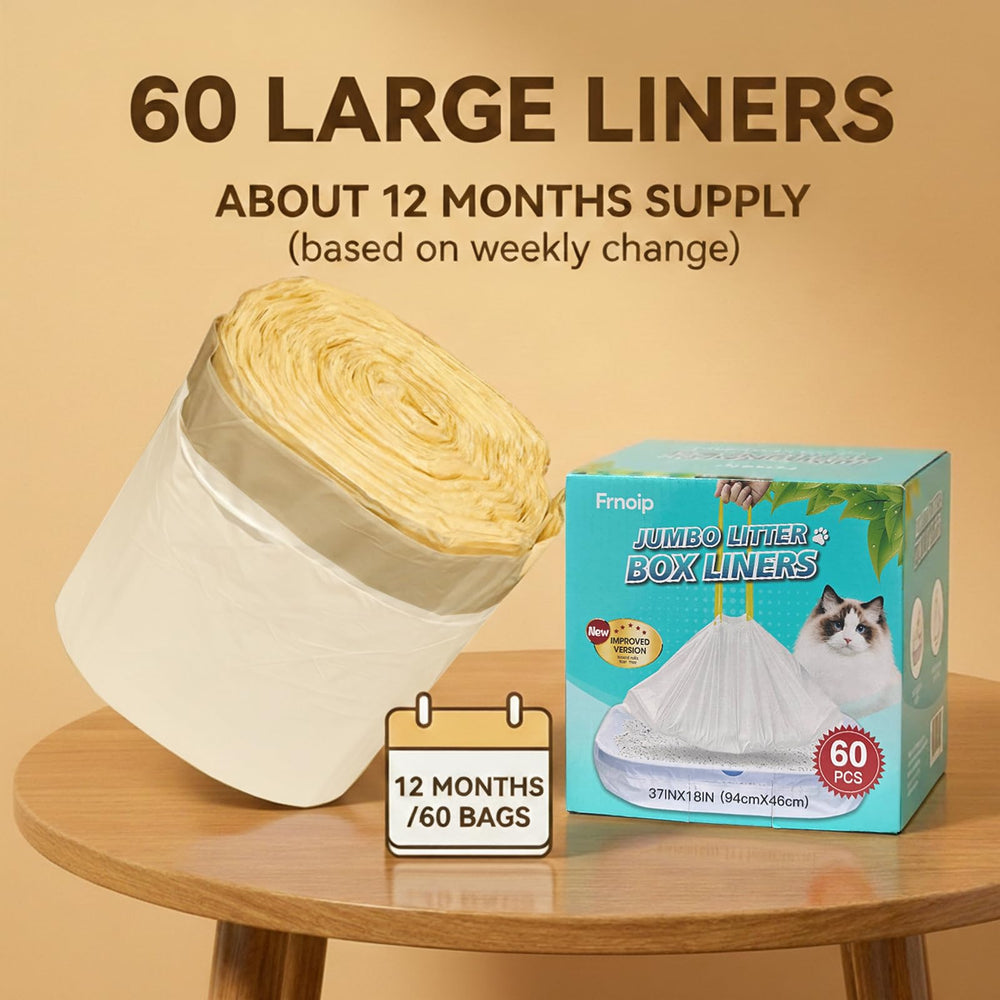 Frnoip adjustable elastic band secures liner to box.