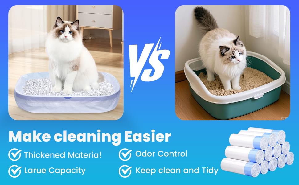 Frnoip compatible with automatic litter boxes for easy maintenance.