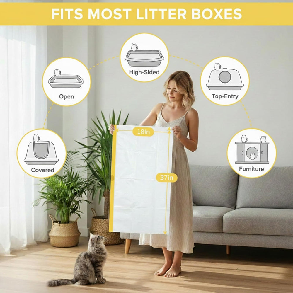Frnoip boxed packaging keeps litter-area storage tidy.
