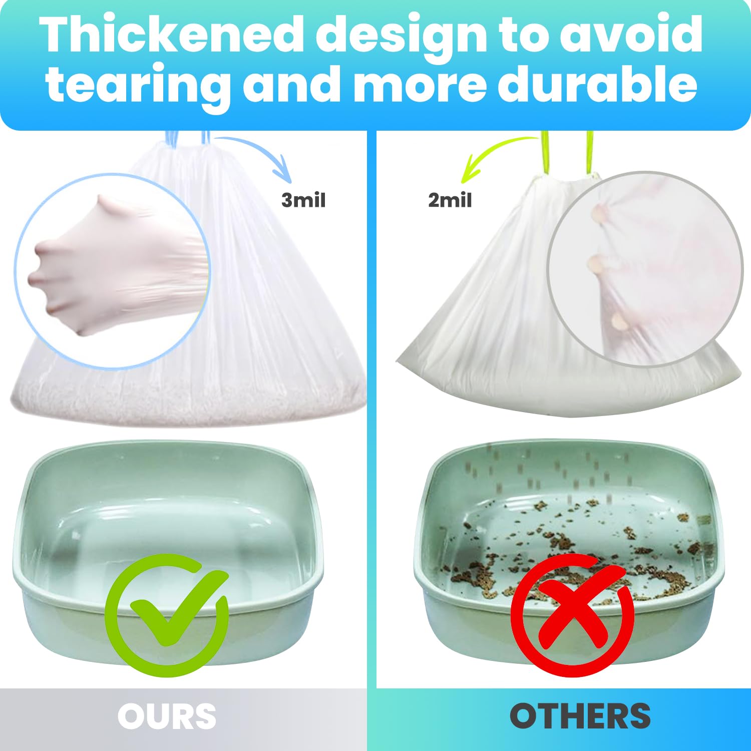Frnoip leakproof odor-lock tech keeps surroundings fresher.