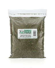 From The Field fine-ground stalkless catnip bag closeup highlighting premium texture for toy filling