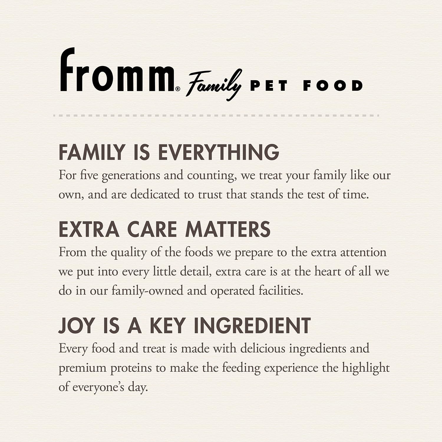 Fromm Crunchy Os training treat for good behavior.