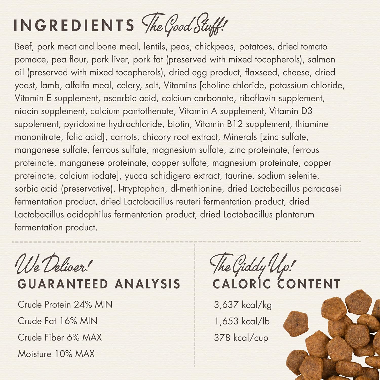 Fromm Heartland Gold dog eating—palatable kibble for small to medium breeds