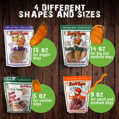 Resealable bag keeps Sams Yams fresh and ready for daily rewards.