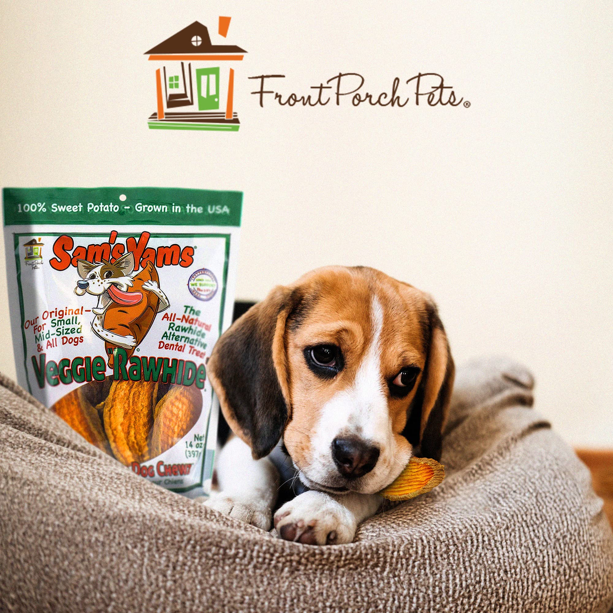 Vegan dog treats for all sizes from Front Porch Pets