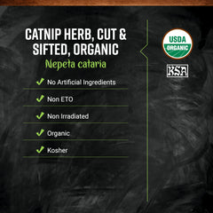 Frontier Co-op catnip tea blend element with inviting aroma.