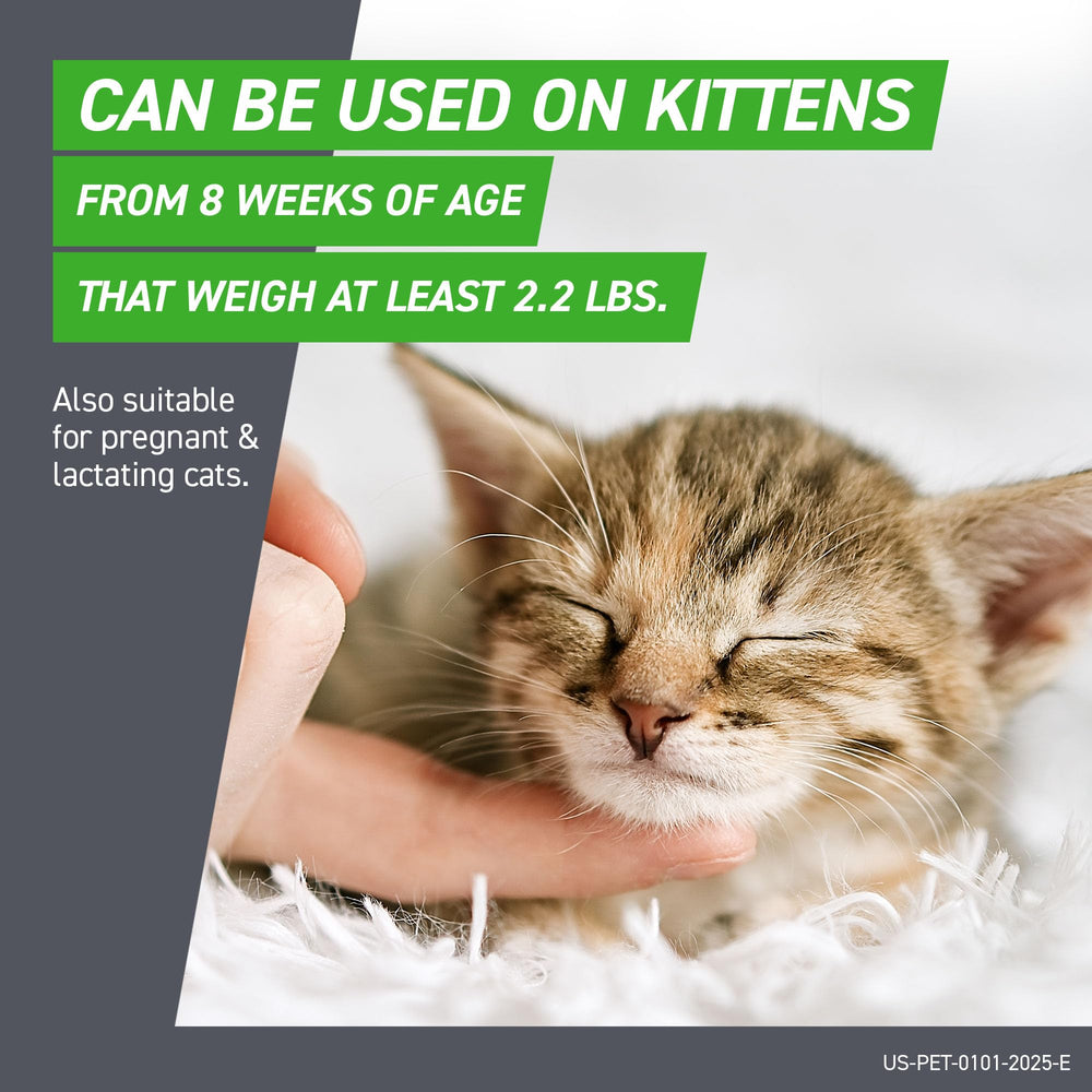 Frontline Plus Cats provides 30 days of protection with monthly dosing.