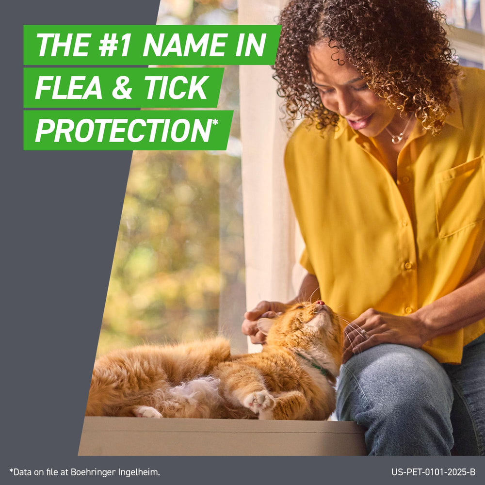 Frontline Plus Cats kills chewing lice for thorough protection.