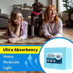 FRONTLINE potty-pad-absorb-core keeps surfaces dry with quick drying.