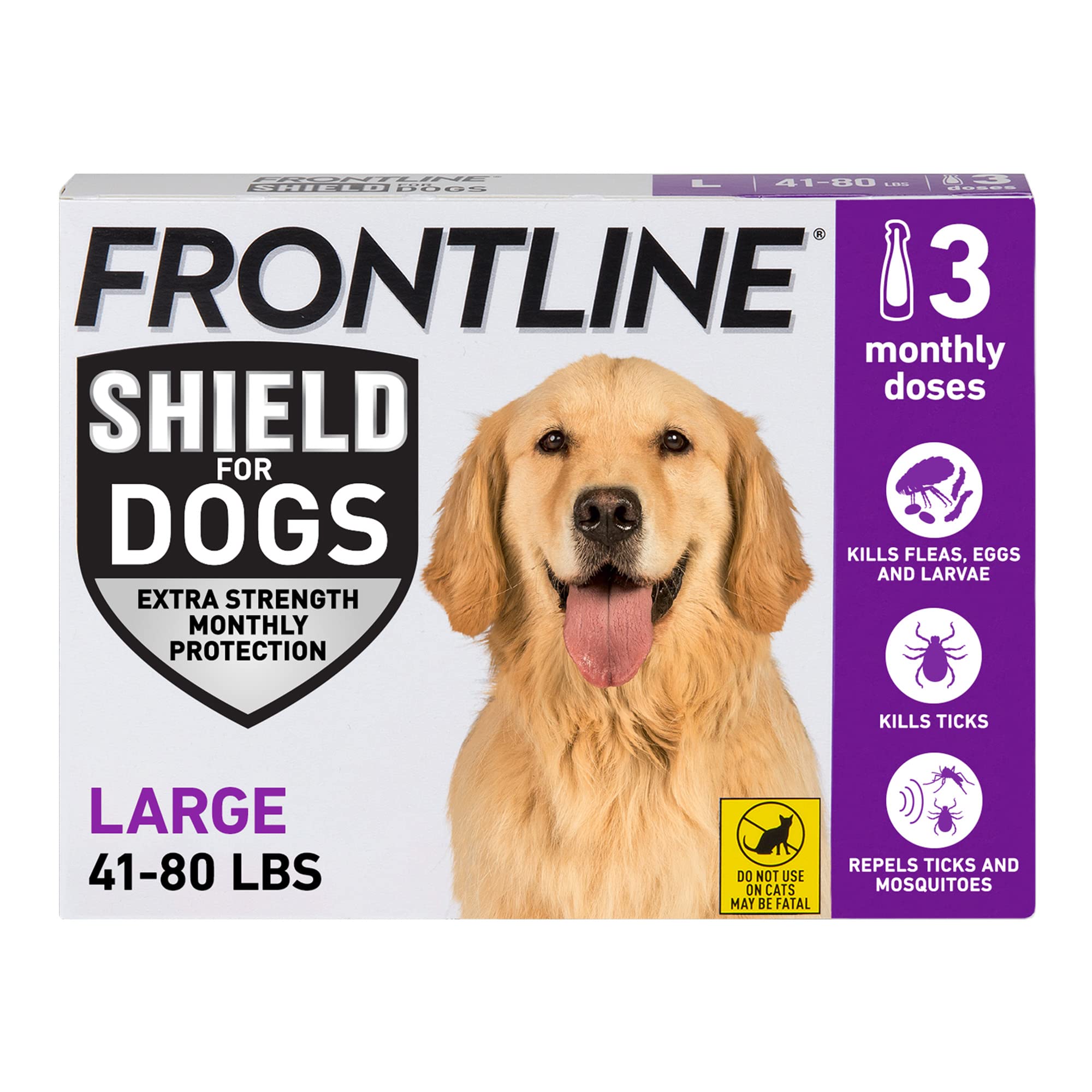 FRONTLINE Shield bottle front view for simple monthly use