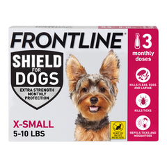 Frontline Shield bottle and applicator for monthly flea and tick protection