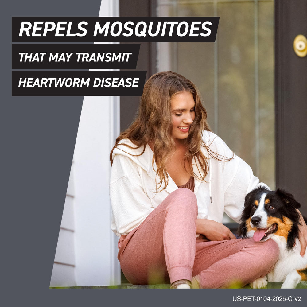 Frontline Shield kills-lice-fleas-eggs graphic illustrates infestation prevention.