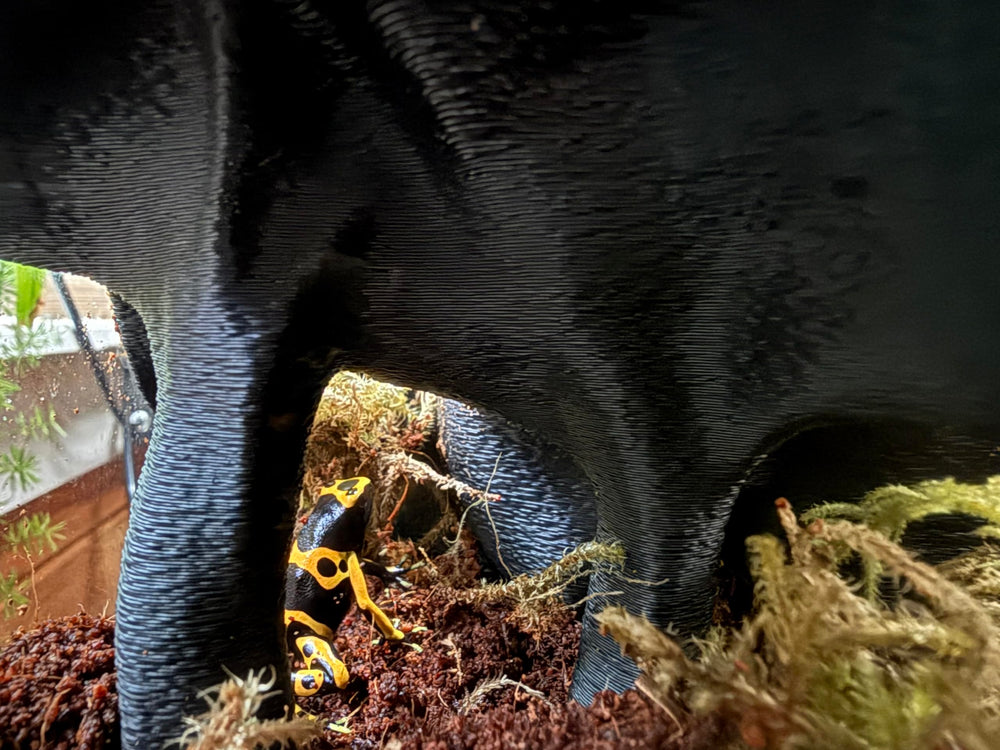 FROSTO open interior allows observation of pets without disturbance.