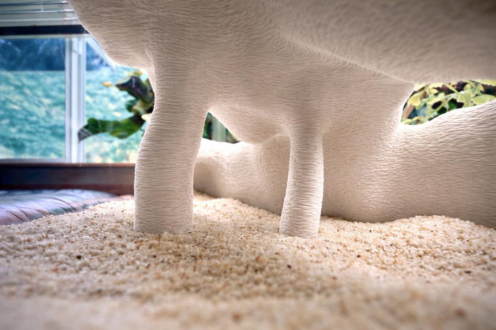 FROSTO PLA hideout uses non-toxic material safe for wet habitats.