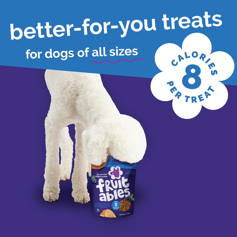 Fruitables Calorie Smart recipe dog treats, 7oz, supports portion control.