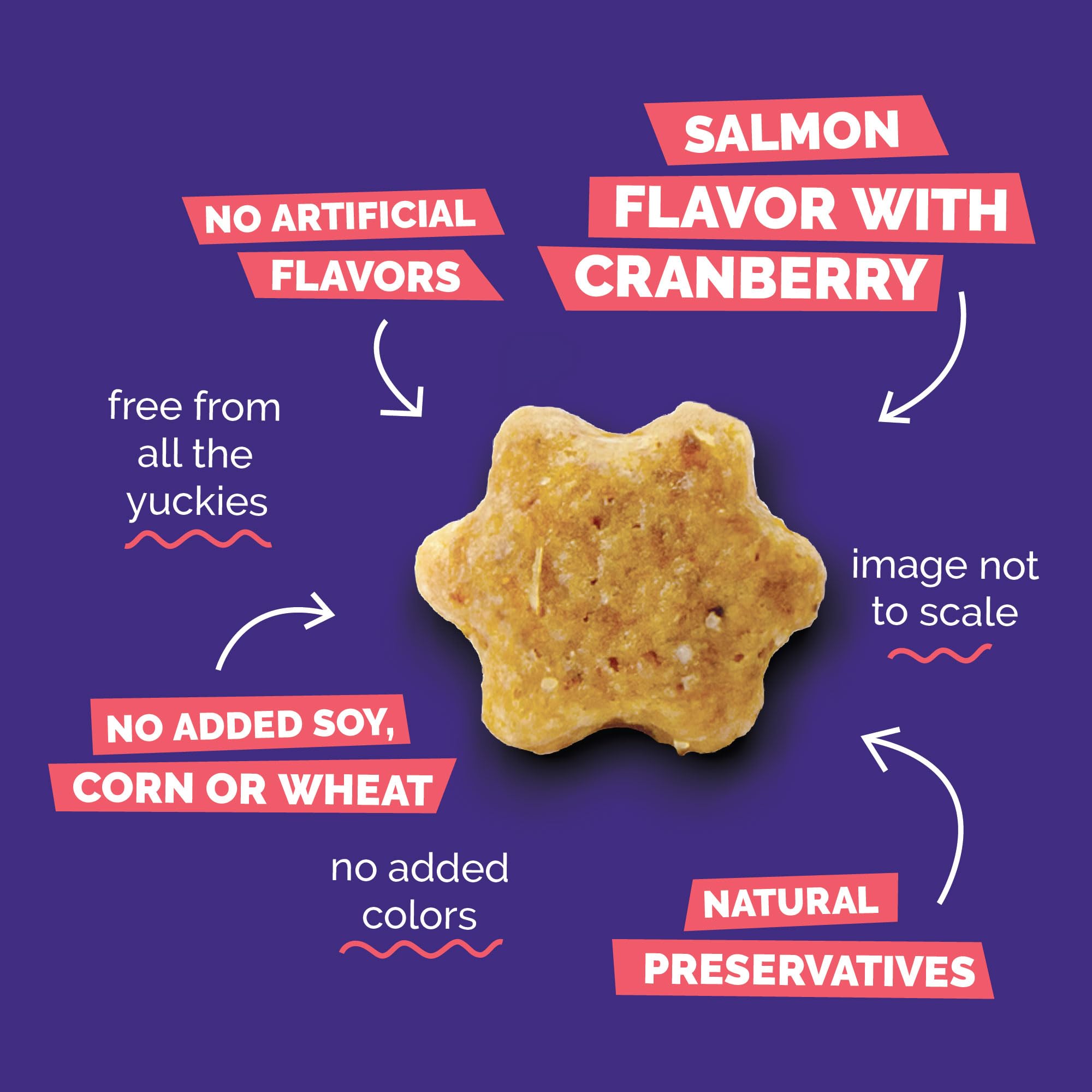 Low-calorie Fruitables cat treats proudly made in the USA for wholesome snacking