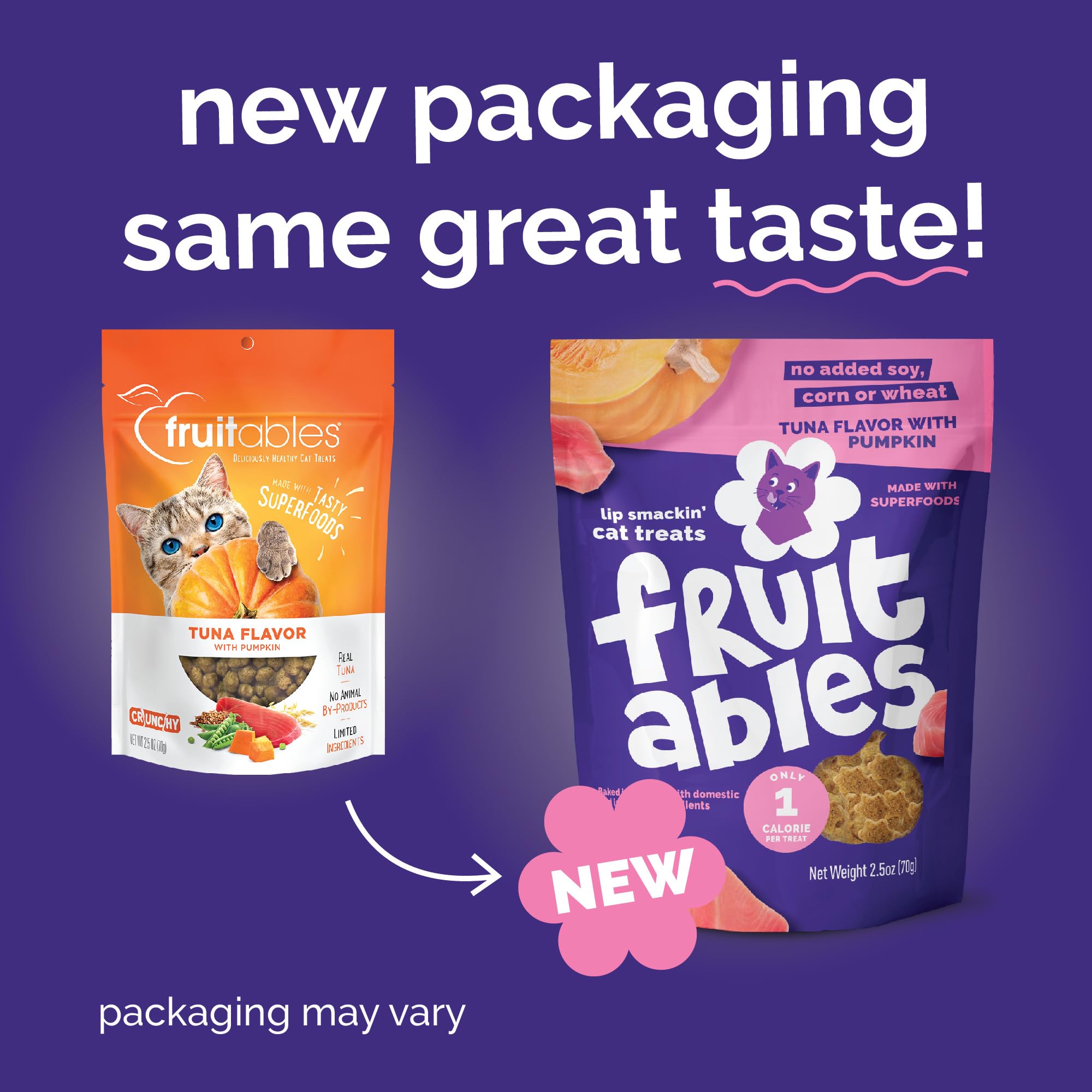 Fruitables low-calorie cat treats, ideal portion control for daily snacking.