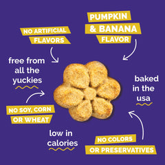 Fruitables Skinny Minis apple bacon close-up, grain-free option dogs love during training