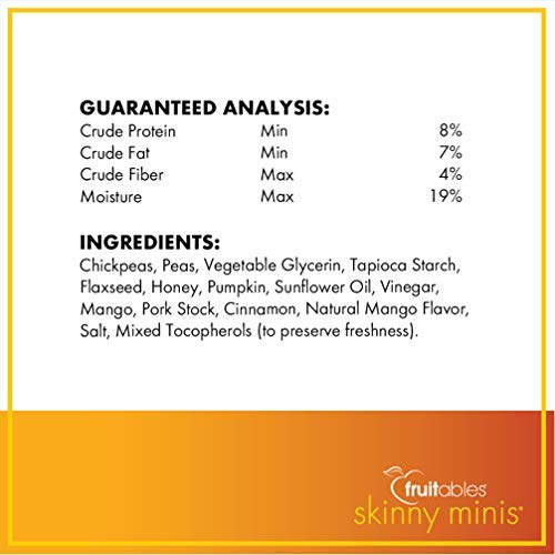 Fruitables Skinny Minis chewy texture close-up suitable for quick rewards.