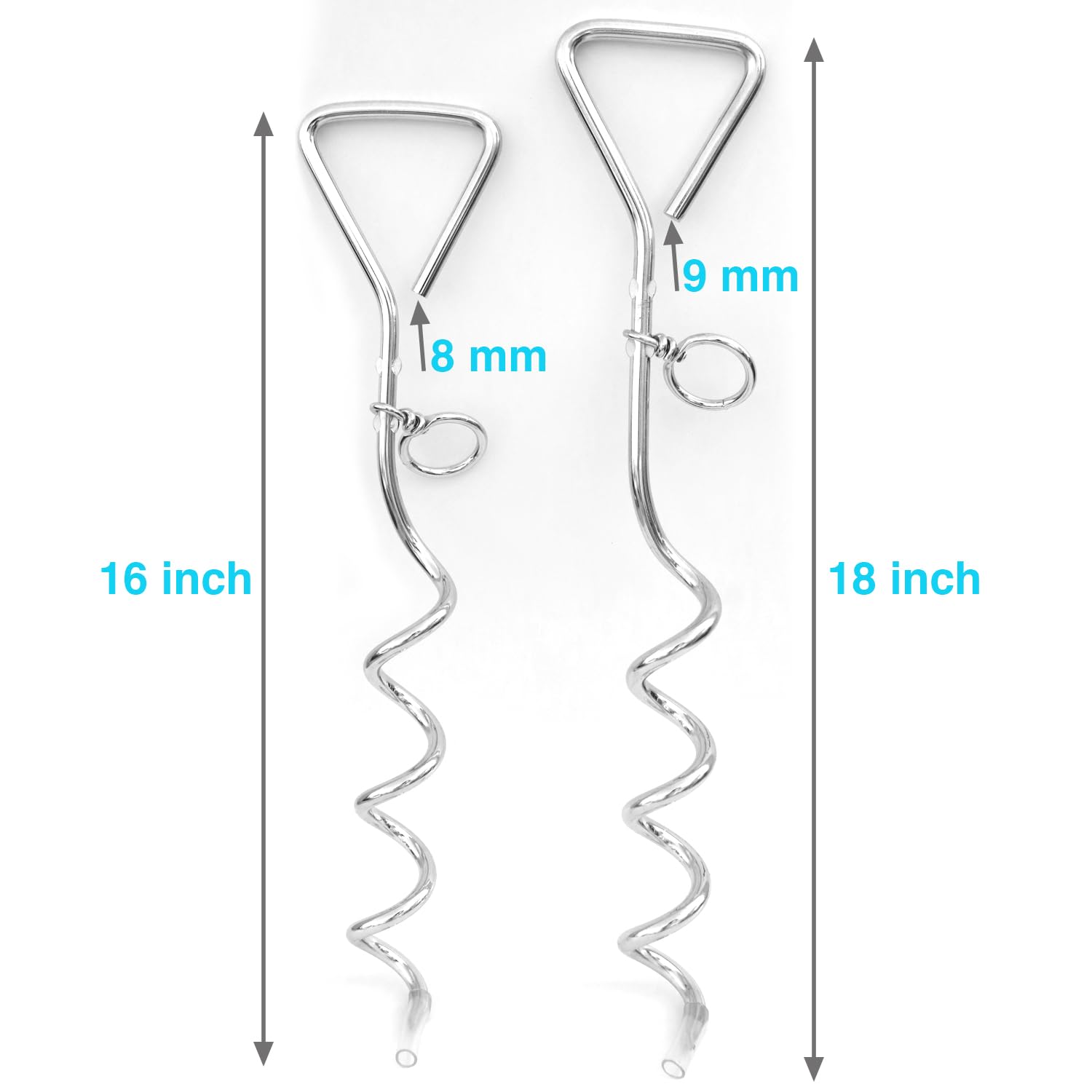 Frxat heavy-duty steel anti-rust stake resists outdoor wear.
