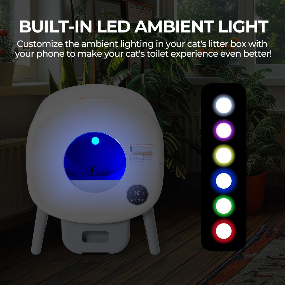 Fsitego ambient lighting creates a calming space day or night