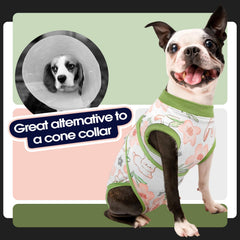 FUAMEY Dog Recovery Suit breathable fabric keeps dogs cool during recovery.