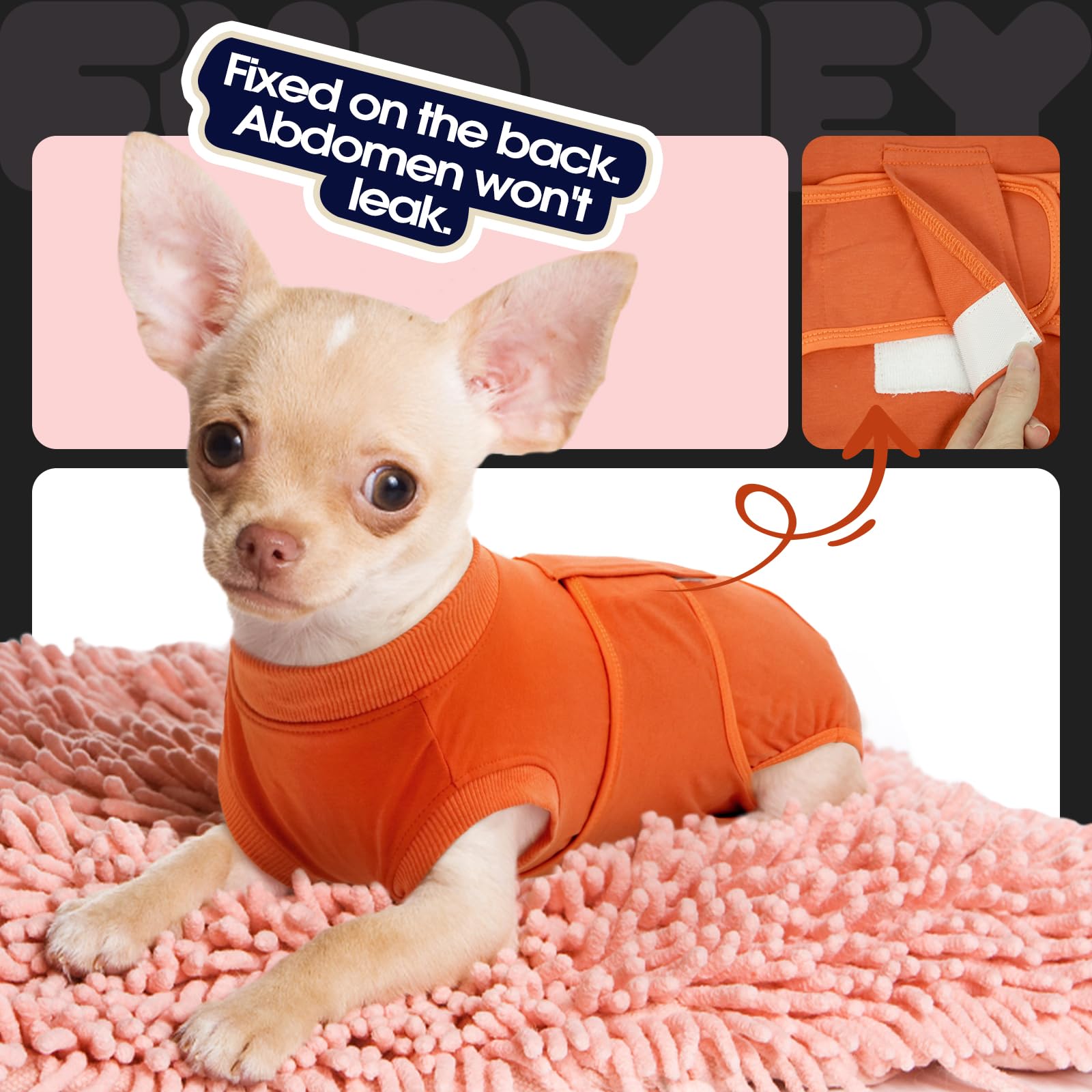 FUAMEY multi-purpose dog onesie doubles as comfy home wear