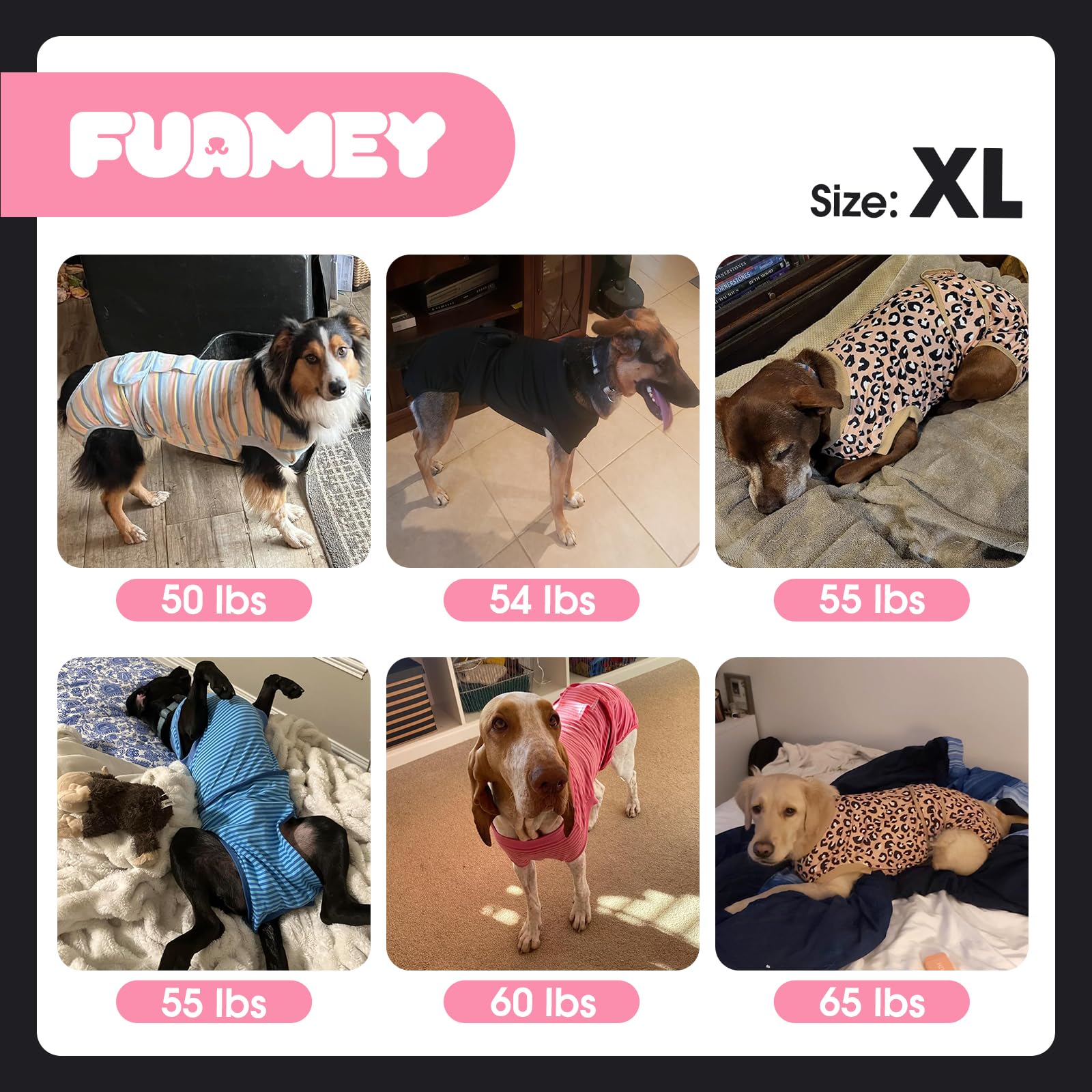 FUAMEY indoor-outdoor dog suit keeps dust away during daily activities.