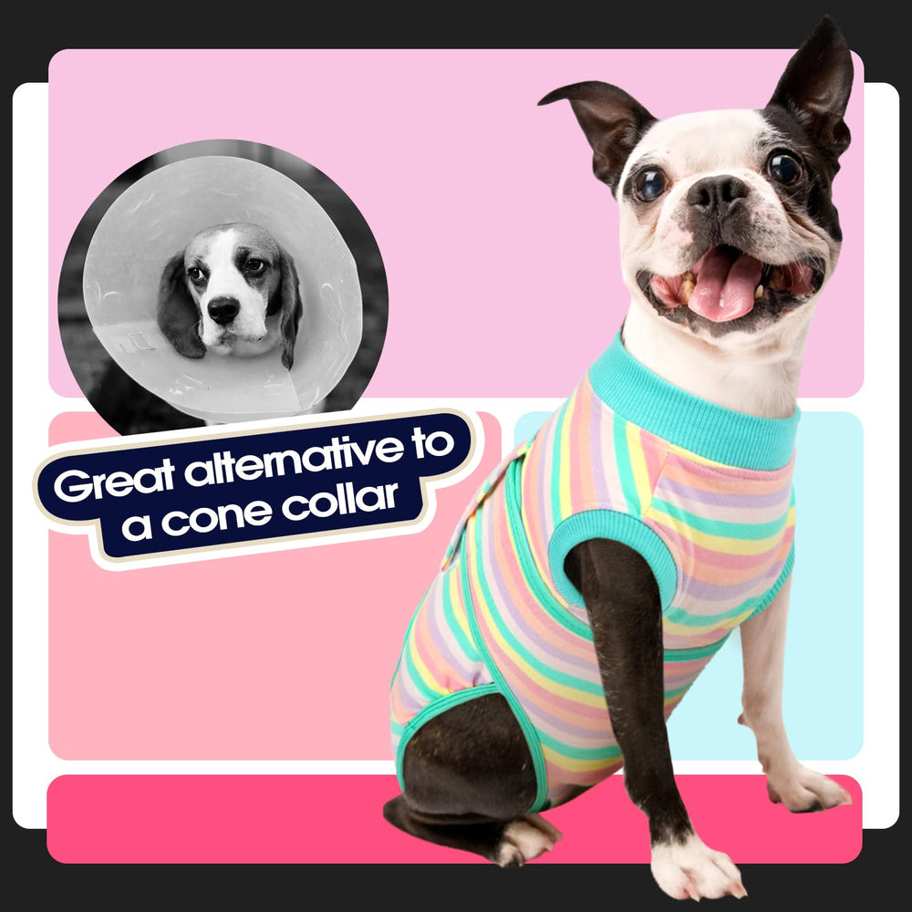 FUAMEY recovery suit features anti-licking design for postop care.