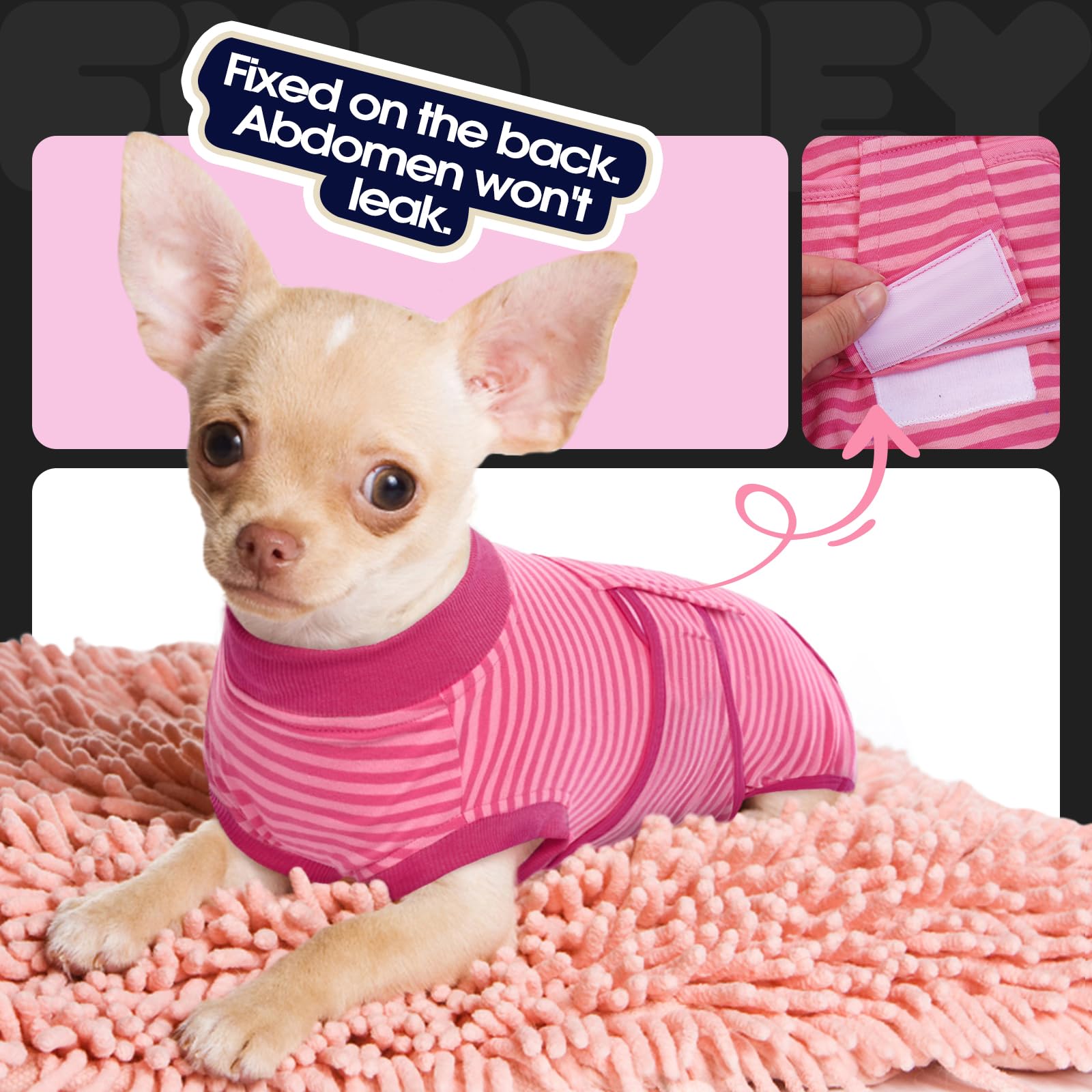 FUAMEY recovery suit machine washable fabric maintains shape.