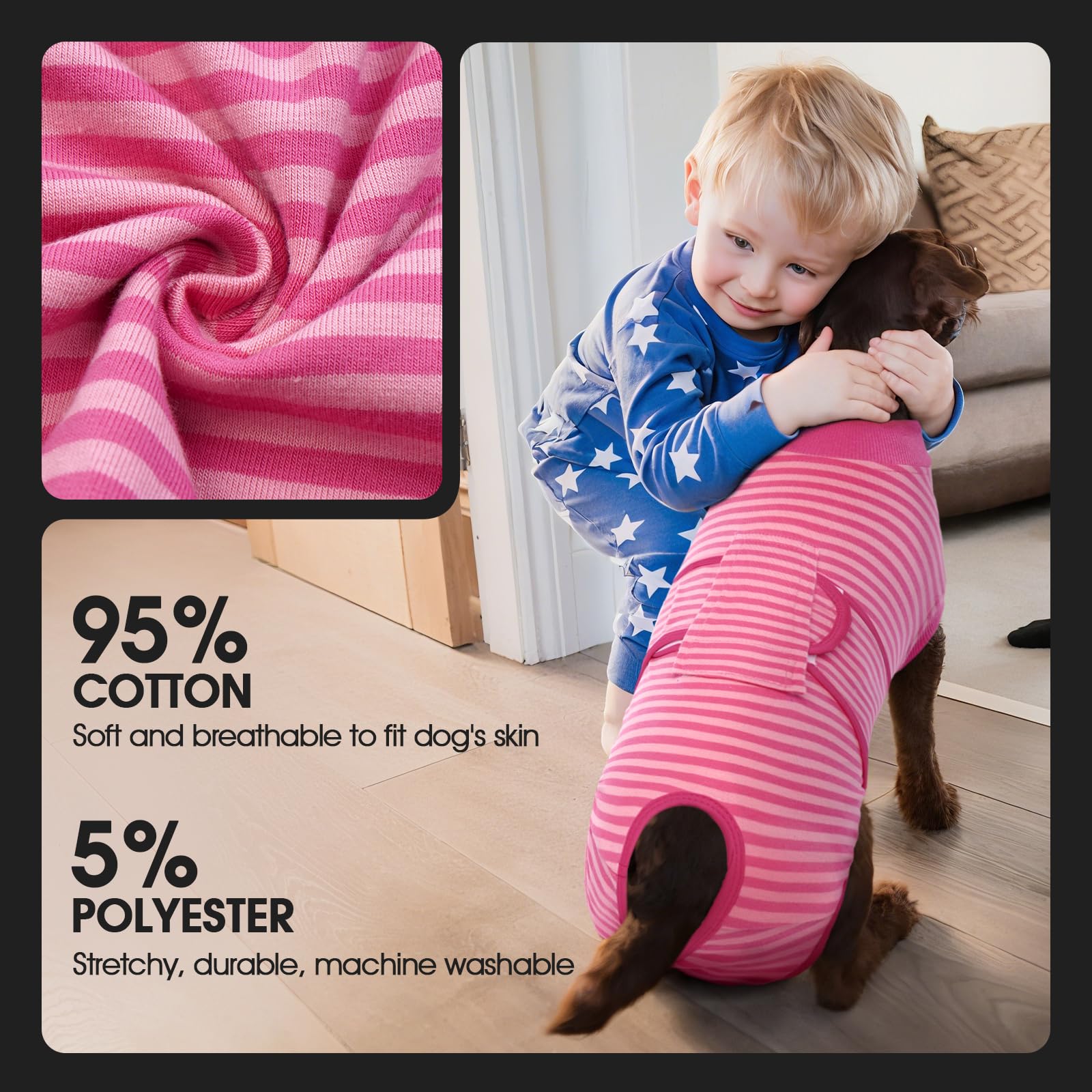 FUAMEY recovery suit size guide helps choose the right fit.