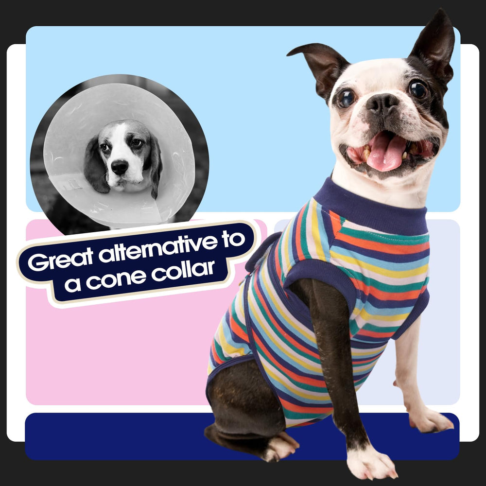 FUAMEY dog recovery suit aids postoperative care and warmth
