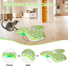 FUGODIWI cat toy with hidden mouse sounds sparks curiosity during play.