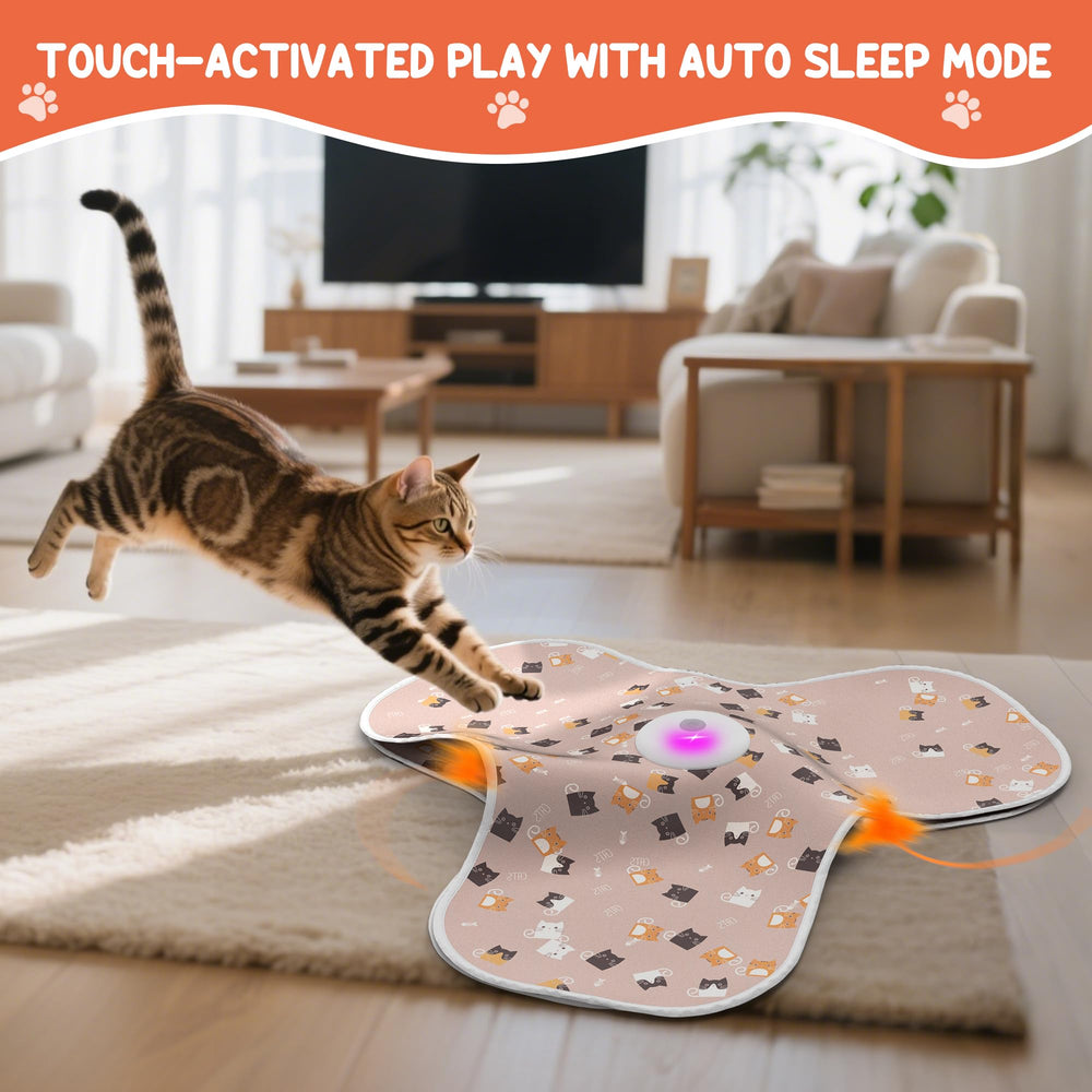 FUGODIWI durable fabric with replaceable tails withstands active pawing.