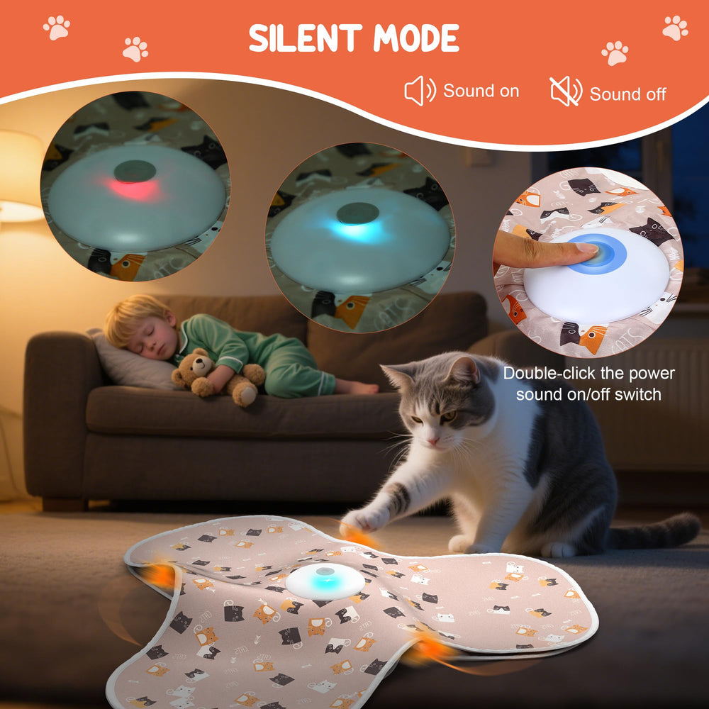FUGODIWI switchable mouse sounds for varied stimuli during indoor play sessions.