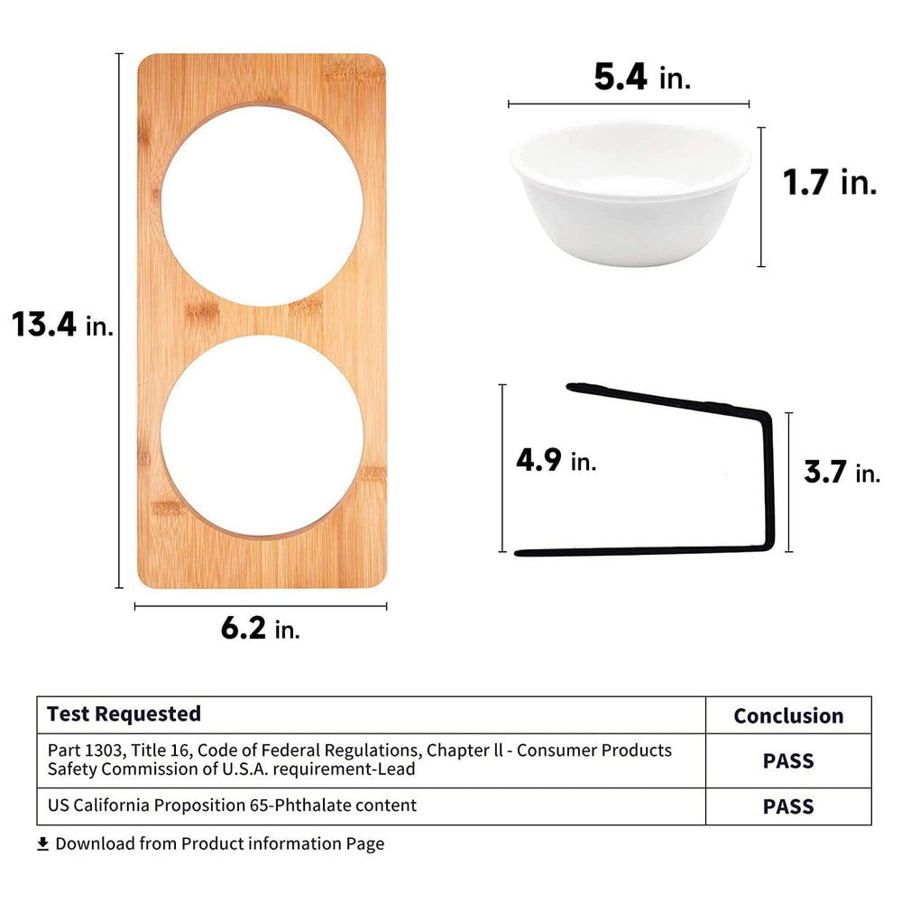 FUKUMARU bamboo water stand with durable finish