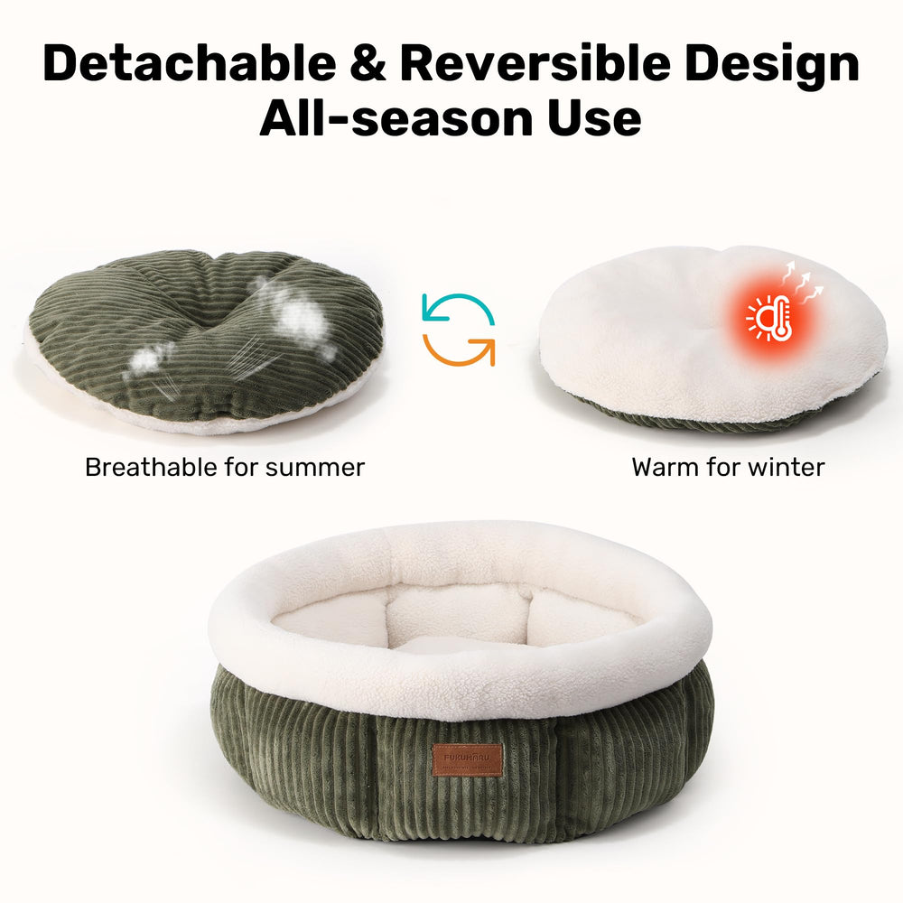 FUKUMARU bed green machine-washable fabric for quick cleaning