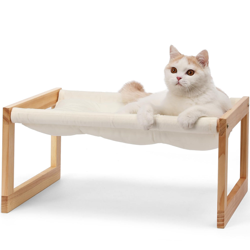 FUKUMARU velvet cat bed hammock for cozy relaxation