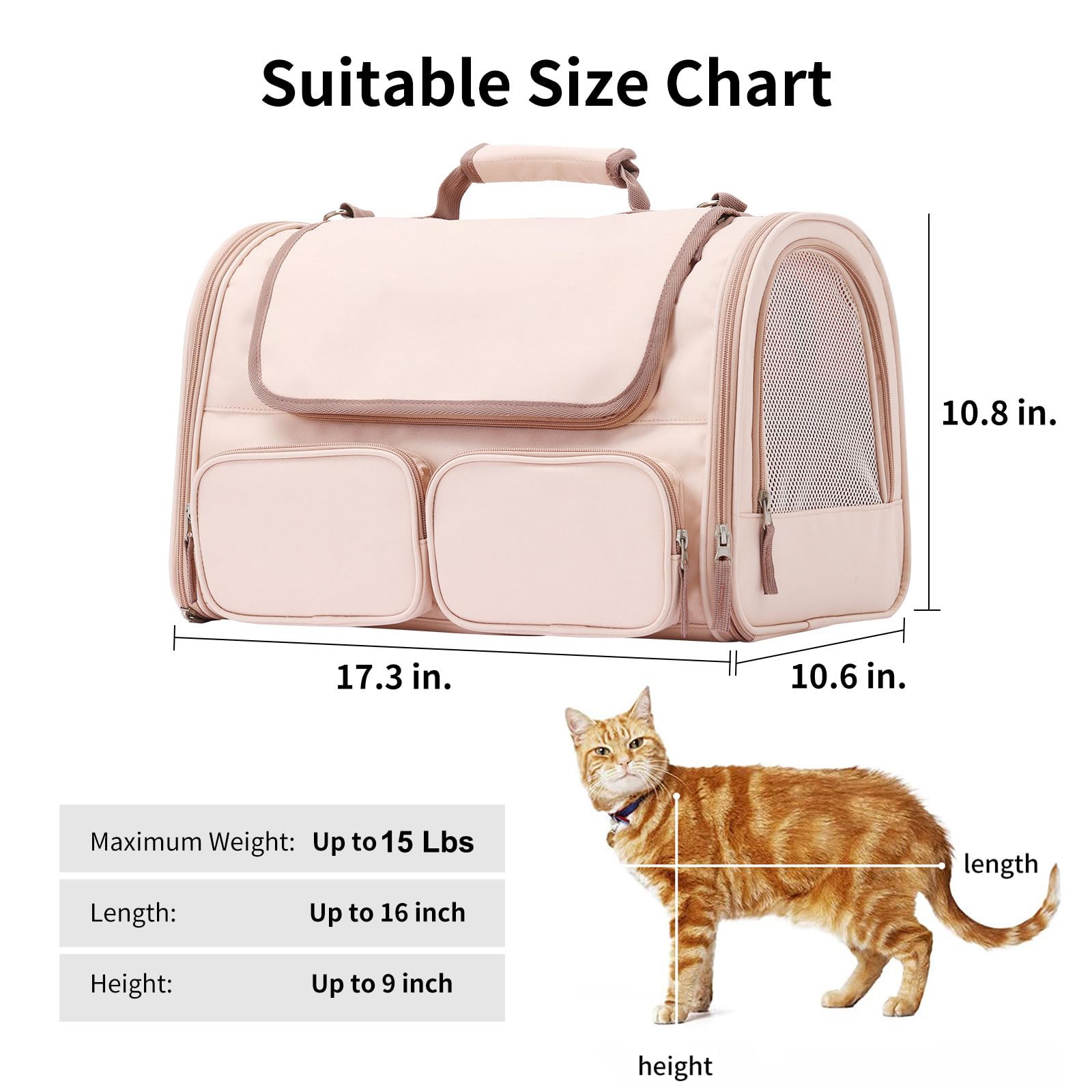 FUKUMARU carrier uses waterproof PVC nylon for durable travel protection.