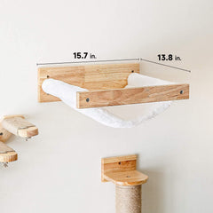 FUKUMARU cat hammock promotes healthy activity by climbing and resting